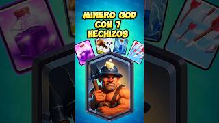 ME RETAN A JUGAR MINERO con 7 HECHIZOS 😈 #clashroyale