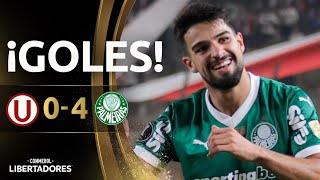 GOLES | UNIVERSITARIO vs. PALMEIRAS | OITAVAS DE FINAL | CONMEBOL LIBERTADORES 2025