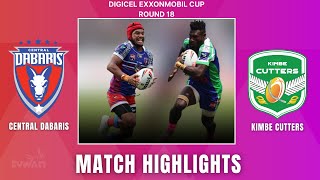센트럴 다바리스 vs 킴베 커터스 | 경기 하이라이트 | 디지셀 엑손모빌 컵 | 18라운드