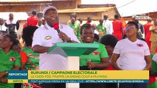 Poursuite des activités de campagne à Buhumuza pour les scrutins législatif et communal
