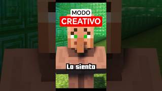 Encontré a un Aldeano usando el CREATIVO en Minecraft!