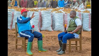 Ikiyago ca Nyenicubahiro Umukuru w'Igihugu n'umurimyi wa kijambere Fleury Minani, batazira "Mutima"