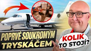 Letím sám v letadle za 100 miliónů | Jak to chodí v private jetu?