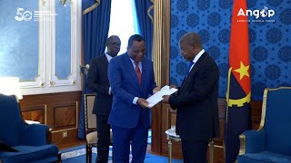 Chefe de Estado recebe mensagem do homólogo congolês