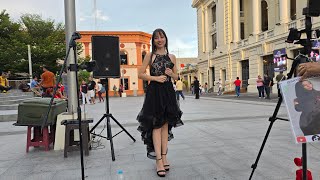 CANTANTE SAYA, DESDE EL CENTRO HISTÓRICO #elsalvador #diaspora #usa #canada #europe