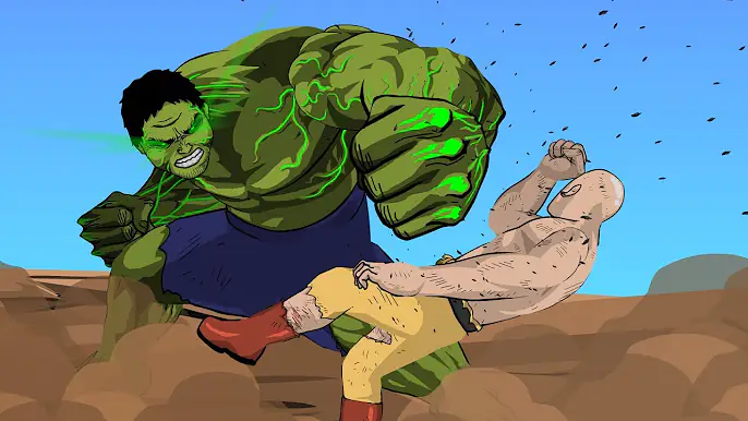 Hulk vs Saitama Animation (Part 3/3) - Taming The Beast