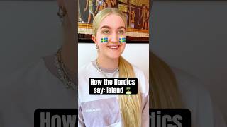 How the Nordic countries say Island 🏝️ #denmark #sweden #norway #iceland #finland