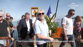 Visite mouvementée pour Marine Le Pen au Mont-Dore