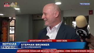 Stephan Brunner presenta recurso ante el TSE.