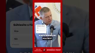 Fico vybuchol: ,,Vy nie ste mojim politickým partnerom!” #fico #politika #slovensko #smersd