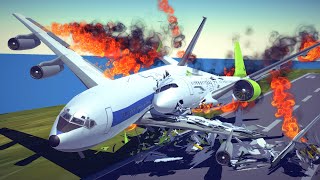 Airport Accidents, Helicopter Crashes & Air vs Ground Combat #3 | Besiege