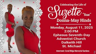 A Service of Thanksgiving for the Life of Suzette Hinds