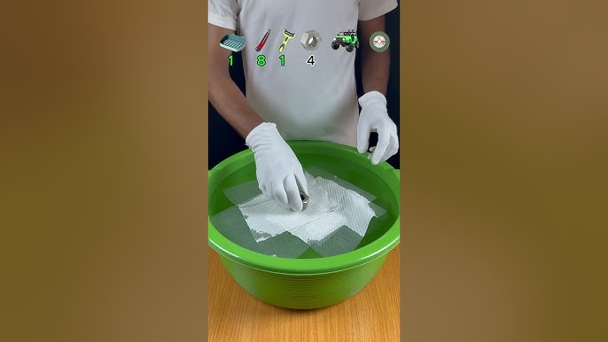 TRY TO GUESS HOW MANY TISSUE PAPER IT TOOKS! what will happend next ? #satisfying #experiment