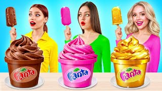 تحدي الطعام بين الأغنياء والفقراء والأغنياء الكبار | مسابقة الشوكولاتة الباهظة الثمن والرخيصة