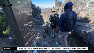 Deux touristes en savates et en talons ont été sauvés in extremis par les gendarmes au volcan