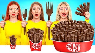 큰,중간 및 작은 접시 도전 | 놀라운 주방 요리법 Trend DO Challenge