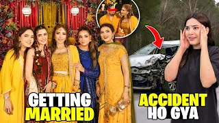 Car Ka Bhot Bura Accident Hogaya😱😰|Dost Ki Special Mehndi😍♥️|Mama Ko GoodBye Boldia😢🫂|Sistrology