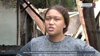 Incendie à Moorea : deux habitations partent en fumée