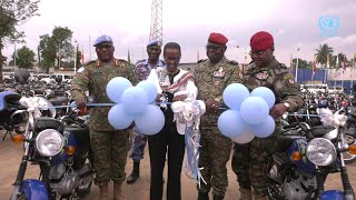 150 motocyclettes de la MINUSCA aux FACA
