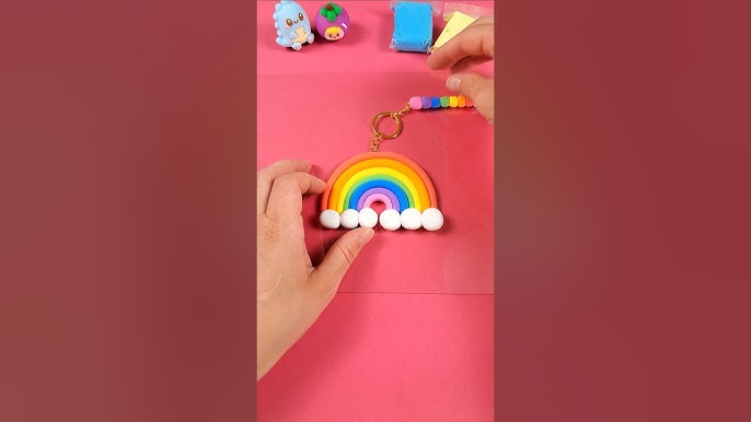 🌈 Hagamos un llavero con masa de modelar #cuentosinfantiles #librosen60seg #cuentacuentos