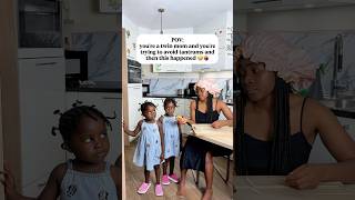 관점: 쌍둥이 엄마인데 짜증을 참으려고 하는데 이런 일이 일어났어요 🤣🤷‍♀️ #반바지