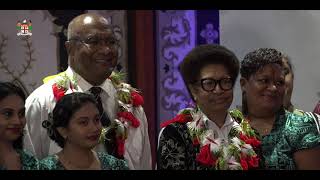 Deputy Prime Minister Hon. Kamikamica officiates at the FCEF Graduate Cohort Award at Civic Centre