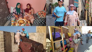 اول نهار لينا في سفر مشينا احسن بلاصة في الجديدة الملاح🤗 المدينة القديمة😍الله يفرح المتابعة لفرحتنا