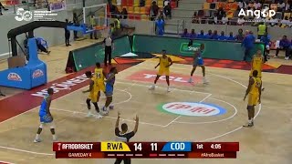 Afrobasket2025: RD Congo vence Rwanda no Grupo A no Namibe