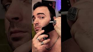 ASMR SHAVING BEARD LINES ✏️📐🪒🧔🏻‍♂️💈 #asmr #lostregonedellabarba #shaving #beard #barber #funny