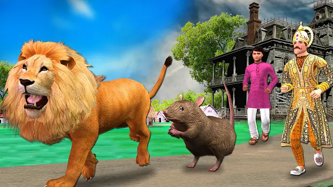 शेर और चोर Lion and Thief  हिंदी कहानियां Hindi Kahaniya