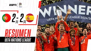 CR7 LE GANÓ EL DUELO A LAMINE Y PORTUGAL ES CAMPEÓN DE LA NATIONS | Portugal 2-2 España | RESUMEN