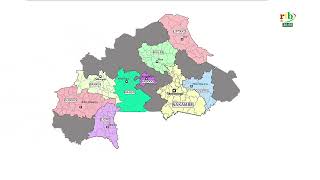 부르키나파소 행정지도: 부르키나파소는 현재 17개 지역과 47개 주로 구성되어 있습니다.