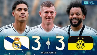 35세의 토니 크로스가 레알 마드리드로 복귀해 골을 넣고 멋진 활약을 펼쳤습니다.