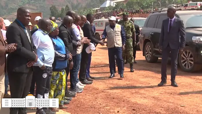 Inauguration du barrage Jiji construit dans le cadre du projet hydroélectrique Jiji-Murembwe