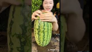 🔴 How to cut watermelon by funny man 🔴