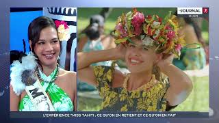 Une fin de règne et des projets pour Temanava Domingo Miss Tahiti 2024