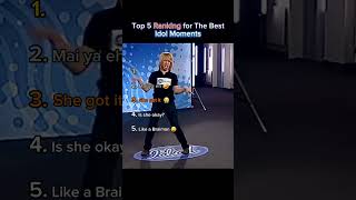 Ranking the best Idol Moments 🤣💯