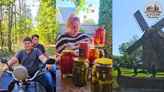 ЗАКАТЫВАЕМ ОГУРЦЫ, ПОМИДОРЫ, КЕТЧУП И ЗАЕЗЖАЕМ ТУДА, ГДЕ ВРЕМЯ ОСТАНОВИЛОСЬ.