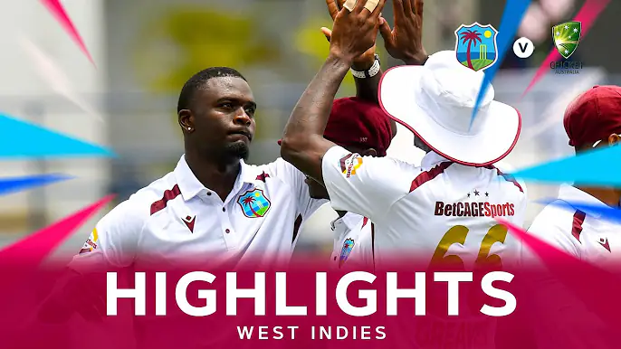 14 Wickets Fall On Day 1 | Highlights | West Indies v Australia | 1st Test Day 1