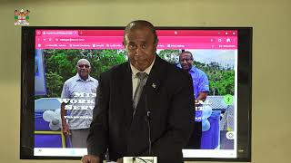 Minister Hon. Tuisawau officially launched the Ministry's new Logo, Operation Plan and Website