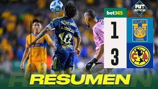 Resumen del partido: Tigres 1-3 América | Jornada 5 | Apertura 2025 | Presentado por bet365