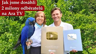 Jak jsme dosáhli 2 milióny odběratelů na Ara TV