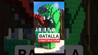 마을 사람들과의 마인크래프트 빌드 배틀에서 사기꾼을 잡았어요!