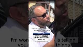Why is Minister Usher angry with News 5?