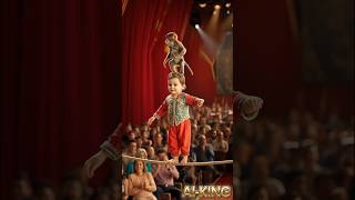 The Magical Boy and Monkey Stunned Everyone. AIKING Talent Show Performance! #aiking #monkey #magic