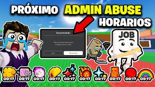 NUEVO ADMIN ABUSE CONFIRMADO HORARIOS y CAYÓ ROBLOX 😱 Roba un Brainrot