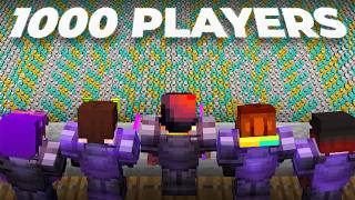 Minecraft 10 Pros vs 1000 Players