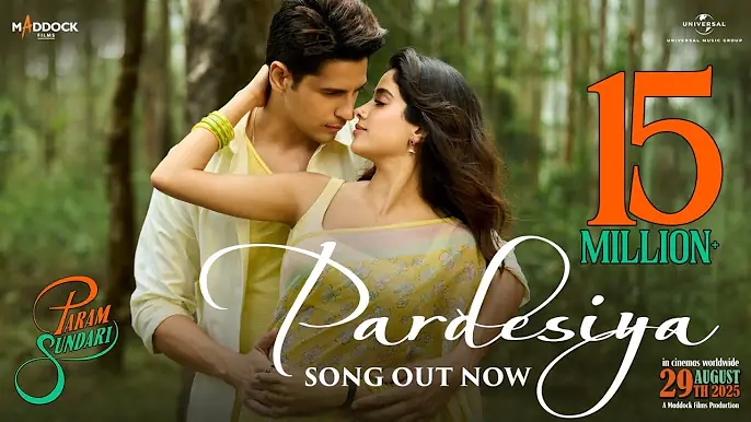 Pardesiya - Param Sundari | Sidharth M, Janhvi K | Sachin-Jigar, Sonu Nigam, Krishnakali, Amitabh B
