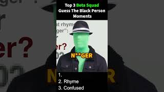 Ranking Guess The Black Person