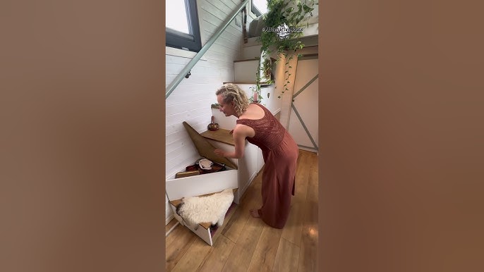 She lives in her gorgeous tiny house